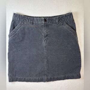 Merona Gray Corduroy Mini Skirt - Size 12